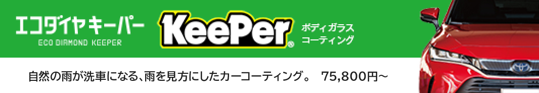 自然の雨が洗車になる、雨を見方にしたカーコーティング